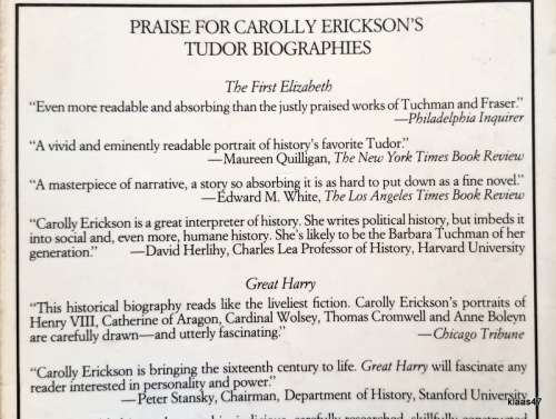 The First Elizabeth - Carolly Erickson - Paperback