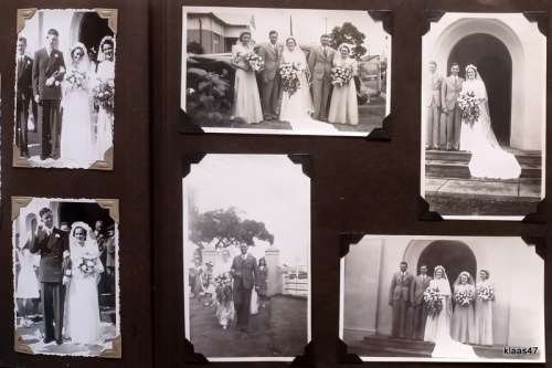 1940`s Photo Album - With approx 300 black and white Family photos