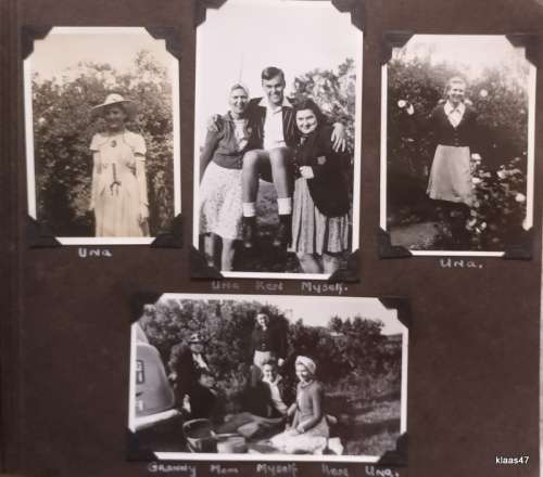 1940`s Photo Album - With approx 300 black and white Family photos