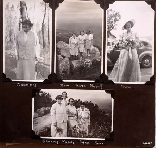 1940`s Photo Album - With approx 300 black and white Family photos