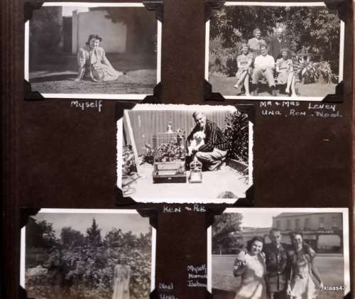 1940`s Photo Album - With approx 300 black and white Family photos