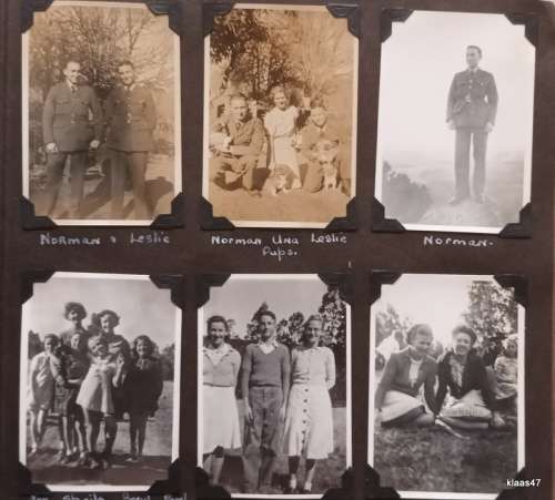 1940`s Photo Album - With approx 300 black and white Family photos