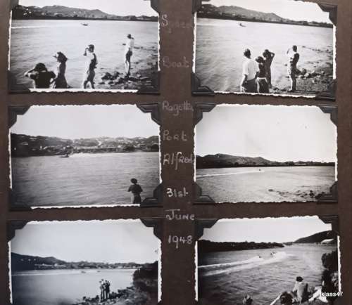 1940`s Photo Album - With approx 300 black and white Family photos