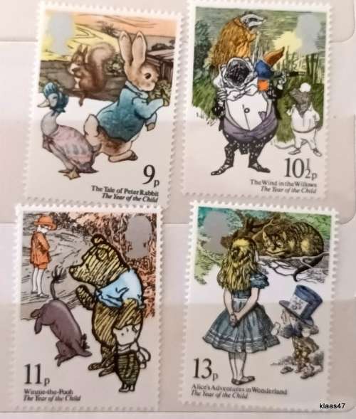 GB - 1979 - International Year of the Child - Set of 4 Mint stamps
