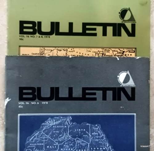 Bulletin - Vol 16 No 6 and 7/8 1978