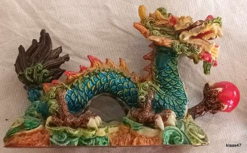 Two Chinese Dragon Ornaments