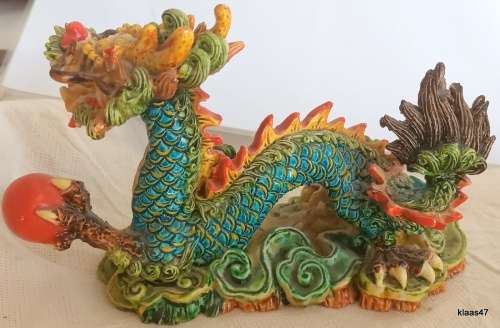 Two Chinese Dragon Ornaments