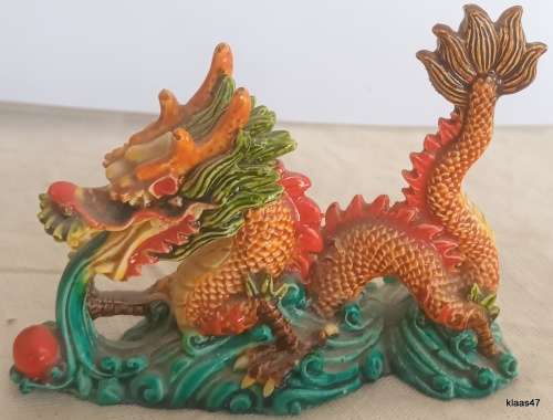 Two Chinese Dragon Ornaments