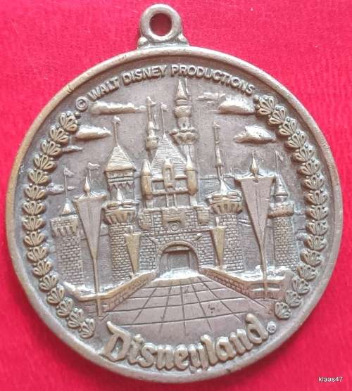 Vintage Disneyland Medallion -  5 Lands & Main Street - Bronze