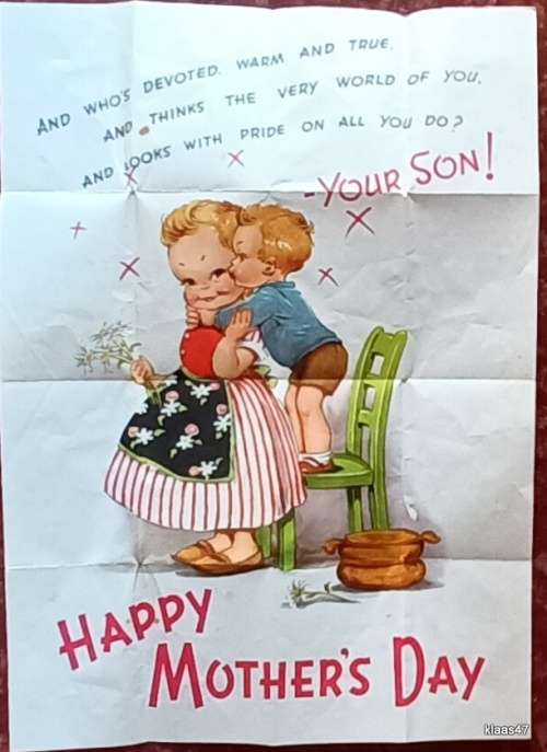 Vintage Mother`s Day Card - Greetings Limited, England