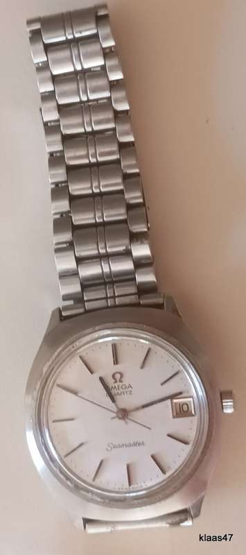 Men`s Omega Quartz Watch (Seamaster) - Inscription 1980