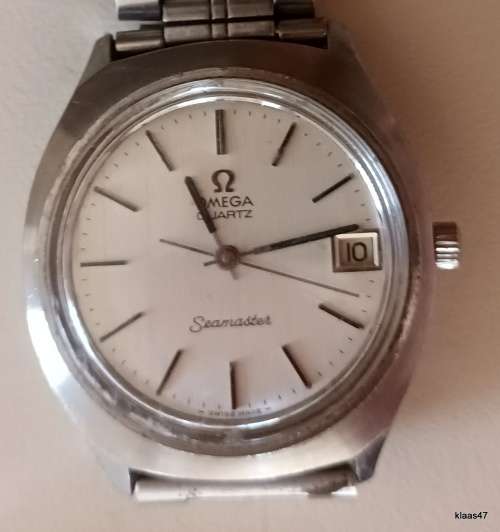 Men`s Omega Quartz Watch (Seamaster) - Inscription 1980