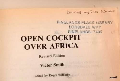 Open Cockpit Over Africa - Victor Smith - Paperback **Signed copy**