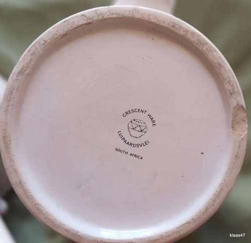 Crescent Ware Newspaper Tankard
