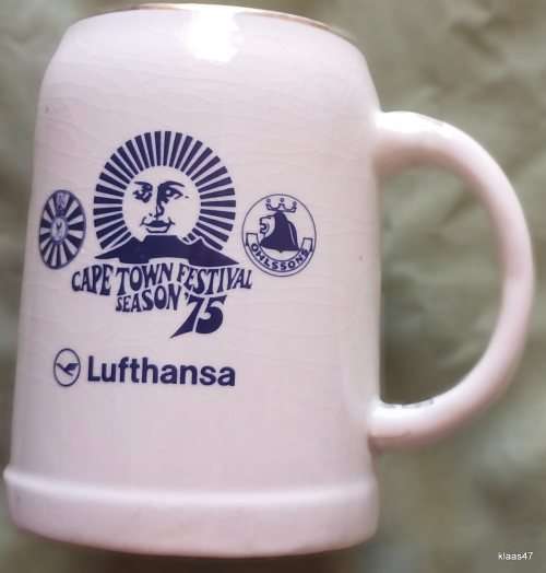 Cape Town Festival Season `75 Lufthansa/Ohlssons Tankard