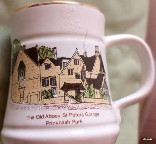 Prinknash Pottery Mug The Old Abbey