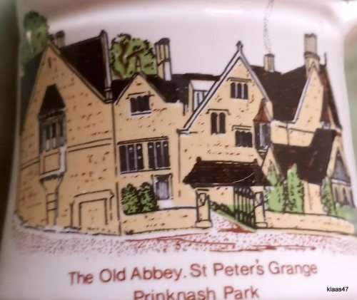 Prinknash Pottery Mug The Old Abbey