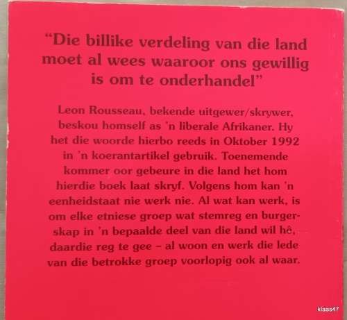`n Toevlug in die Weste - Leon Rousseau - Paperback
