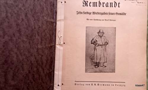 Rembrandt - With an introduction by Adolf Philippi. Seemann`s artist portfolio - With 5/10 prints