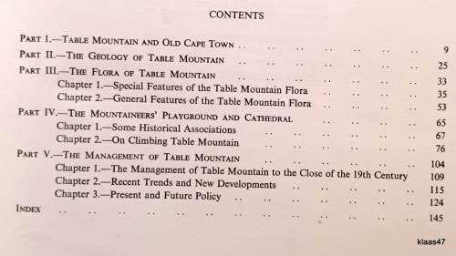 Table Mountain (Our National Heritage after Three Hundred Years - C A Luckhoff - Hardcover 1951