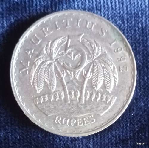Mauritius - 1992 - 5 Rupees - Copper-nickel