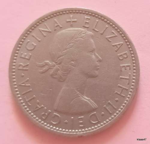 GB - 1966 - Two Shillings - 1st portrait, no `BRITT:OMN` - Copper-nickel