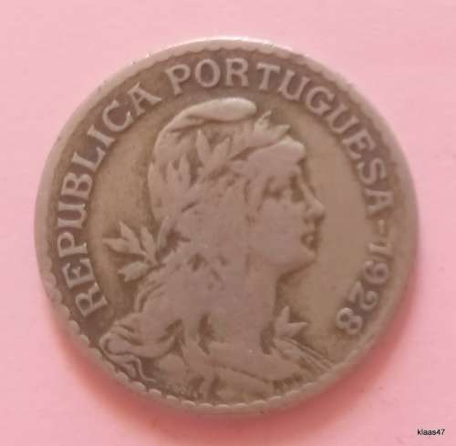 Portugal - 1928 - 1 Escudo - Nickel brass