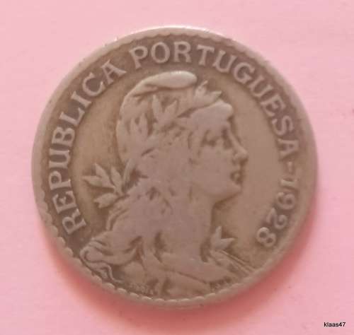 Portugal - 1928 - 1 Escudo - Nickel brass