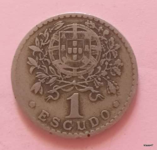Portugal - 1928 - 1 Escudo - Nickel brass