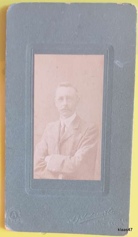 Vintage Photograhp - Portrait (Man)  - A J Anderson & Co. Luton