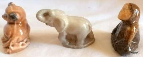 Wade Whimsie -  Bush Baby  Elephant  Monkey