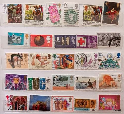 GB - Mixed Lot of 26 Used stamps