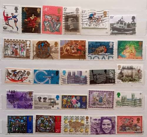 GB - Mixed Lot of 26 Used stamps