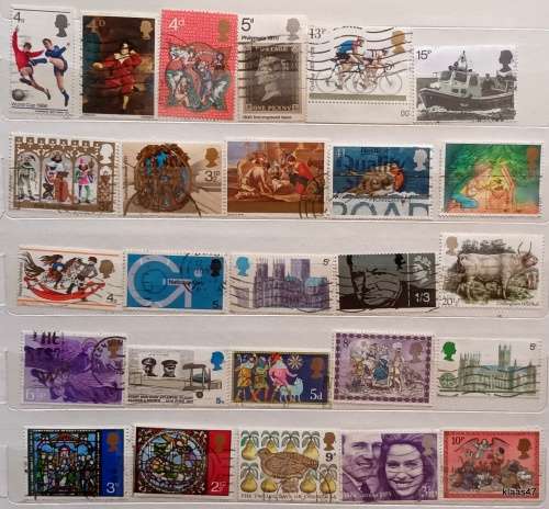GB - Mixed Lot of 26 Used stamps