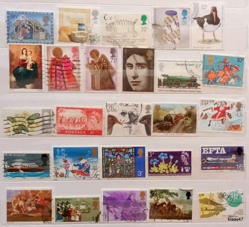 GB - Mixed Lot of 26 Used stamps