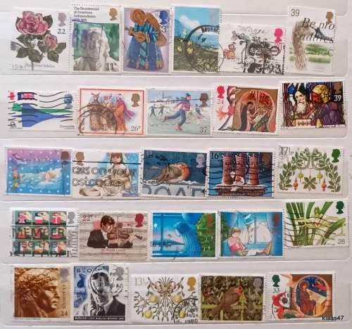 GB - Mixed Lot of 26 Used stamps