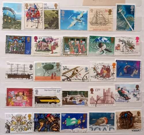 GB - Mixed Lot of 26 Used stamps