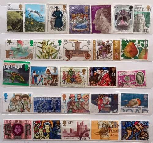 GB - Mixed Lot of 27 Used stamps