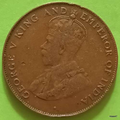 Mauritius - 1920 - George V - 5 cent - Bronze