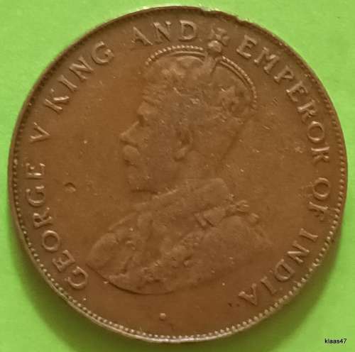 Mauritius - 1920 - George V - 5 cent - Bronze