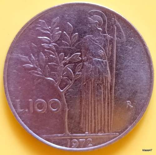 Italy - 1972 - 100 Lire - Acmonital