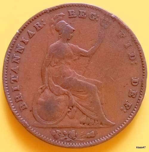 GB - 1855  - Victoria - One Penny - Copper