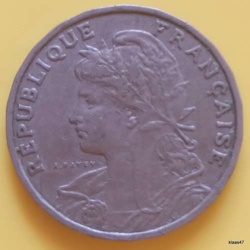 France -1904 - 25 Centimes - Nickel