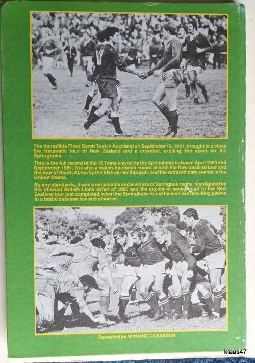 Springboks Under Siege: Illustrated Record SA Rugby 1980-81 - Bryden and Mark Collen - Hardcover