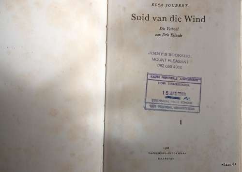 Suid van die Wind - Elsa Joubert - Hardeband