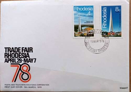 Rhodesia - 1978 - Trade Fair 78 - First Day Cover