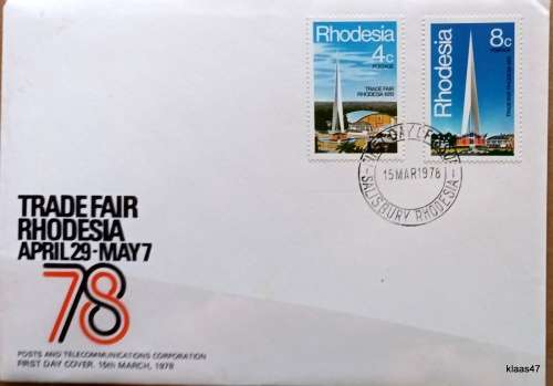 Rhodesia - 1978 - Trade Fair 78 - First Day Cover