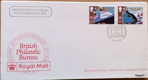 GB - 1988 - British Philatelic Bureau - Presented to Bureau Customers May 1988