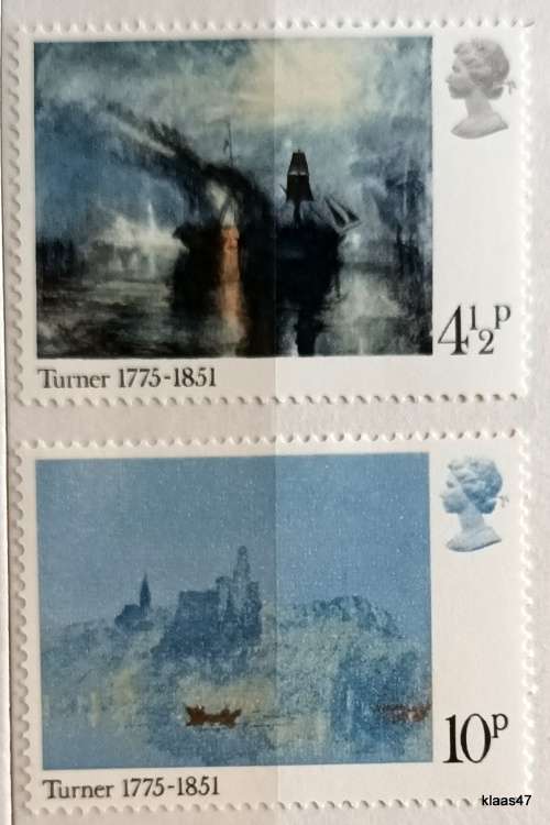 GB - 1975 - Turner Paintings - 2 Unused stamps