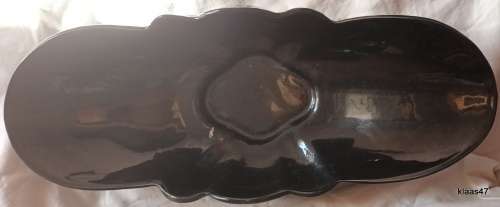 Large Black Lucia Ware Vase